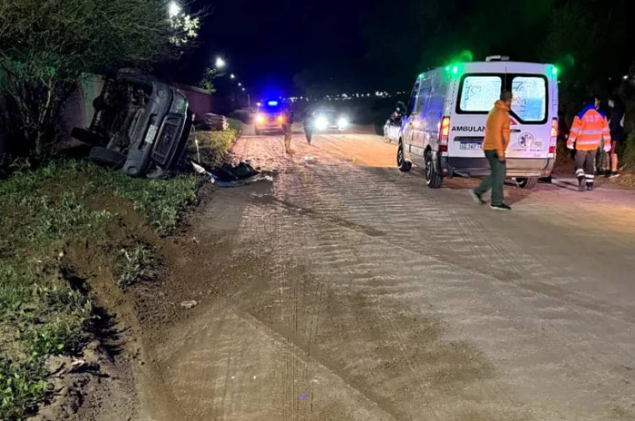 General Pico: vuelco sin heridos graves en la madrugada del domingo