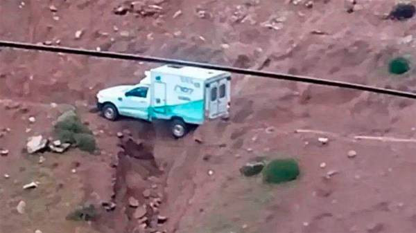 Milagro en Junín de los Andes: rescatan a cuatro personas tras quedar al borde de un abismo en plena tormenta